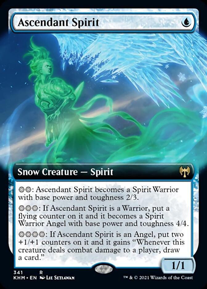 Ascendant Spirit (Extended Art) [Kaldheim] - Rocket TCG