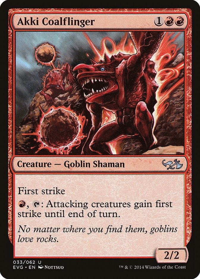 Akki Coalflinger (Elves vs. Goblins) [Duel Decks Anthology] - Rocket TCG