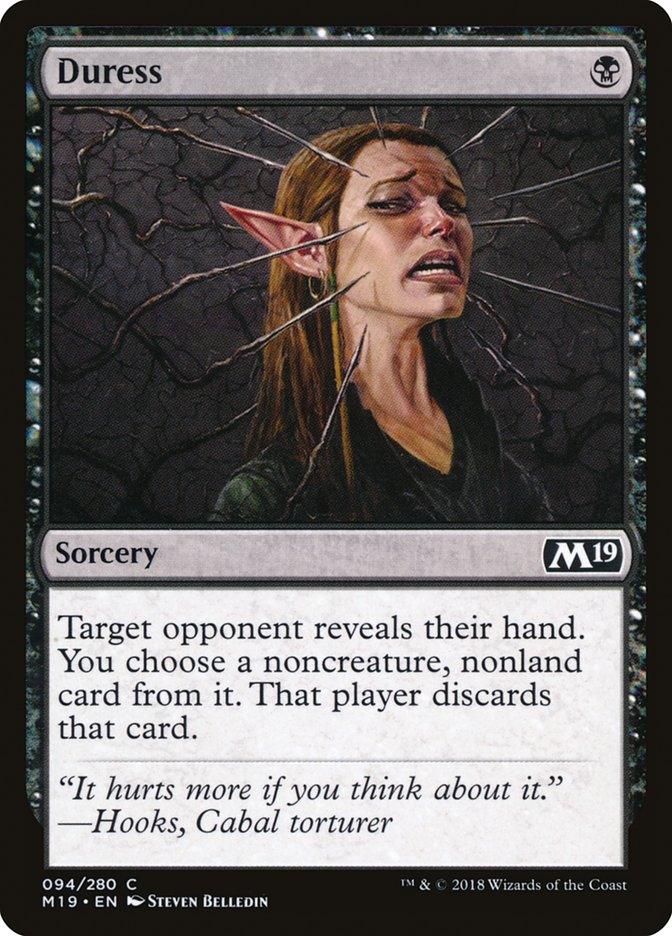 Duress [Core Set 2019] - Rocket TCG