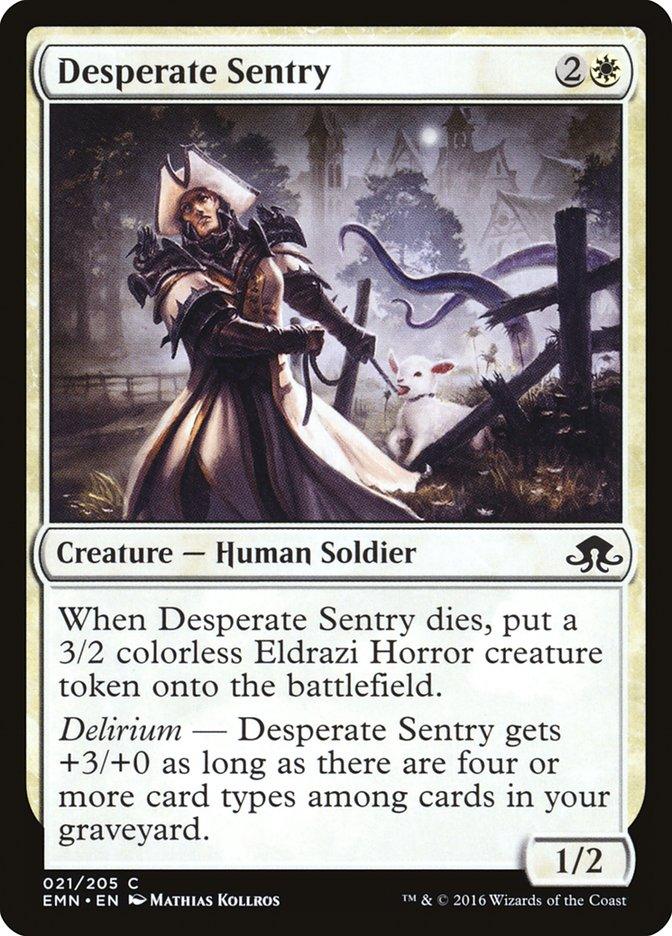 Desperate Sentry [Eldritch Moon] - Rocket TCG