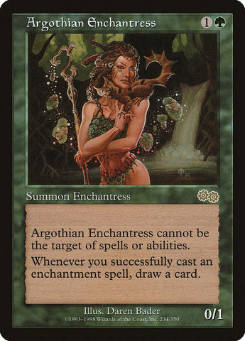 Argothian Enchantress [Urza's Saga] - Rocket TCG