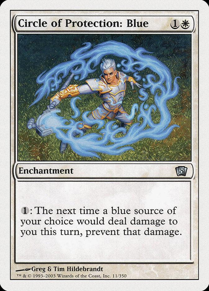 Circle of Protection: Blue [Eighth Edition] - Rocket TCG