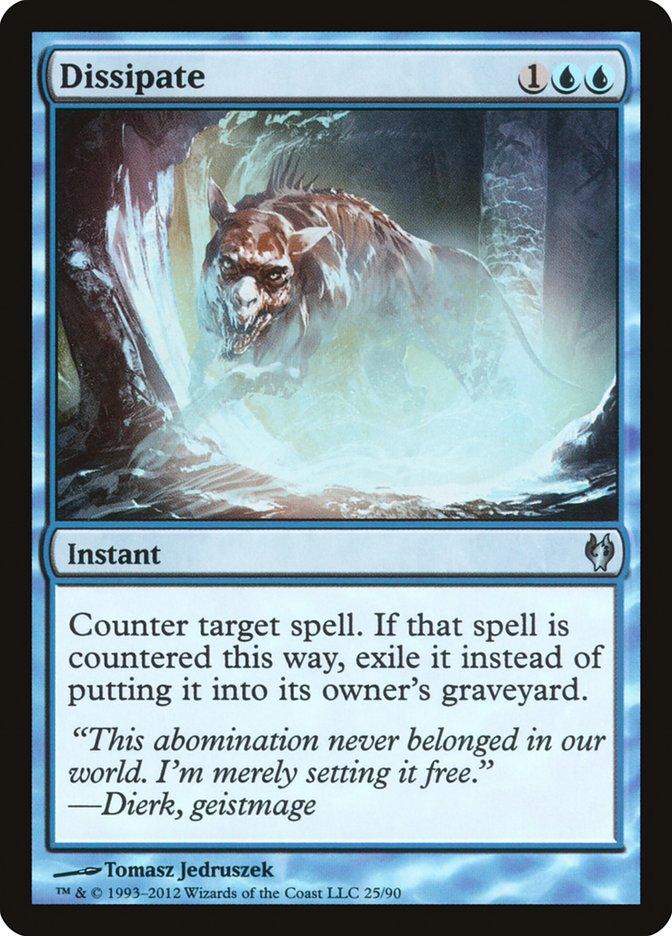 Dissipate [Duel Decks: Izzet vs. Golgari] - Rocket TCG