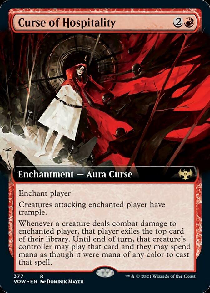 Curse of Hospitality (Extended Art) [Innistrad: Crimson Vow] - Rocket TCG