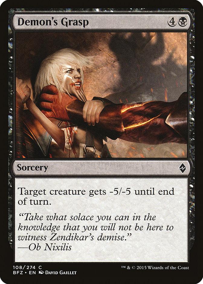 Demon's Grasp [Battle for Zendikar] - Rocket TCG