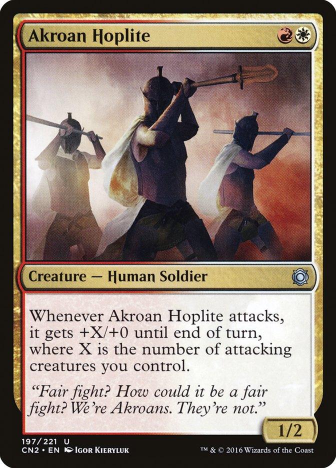 Akroan Hoplite [Conspiracy: Take the Crown] - Rocket TCG