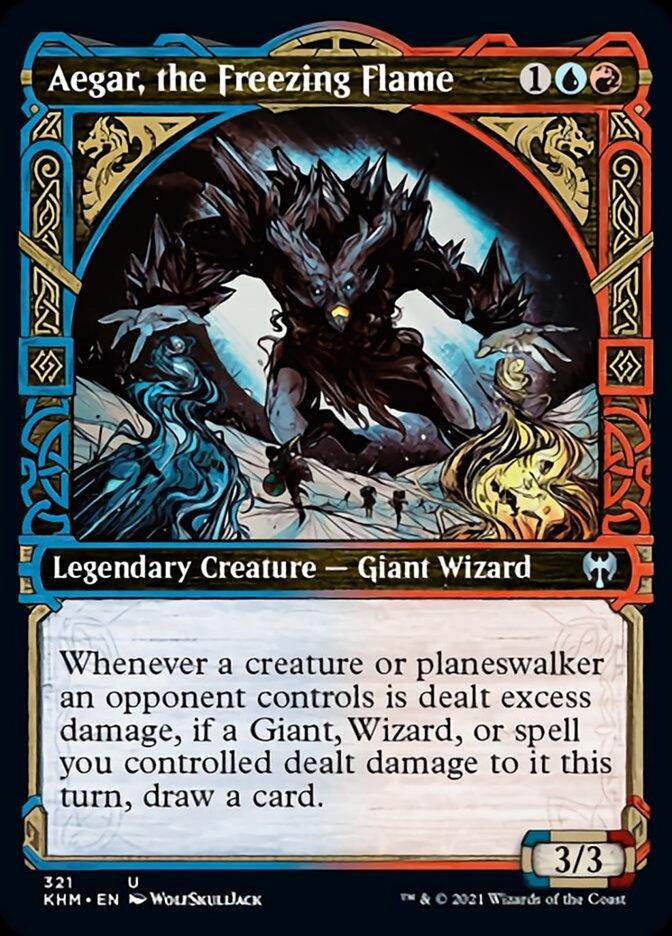 Aegar, the Freezing Flame (Showcase) [Kaldheim] - Rocket TCG