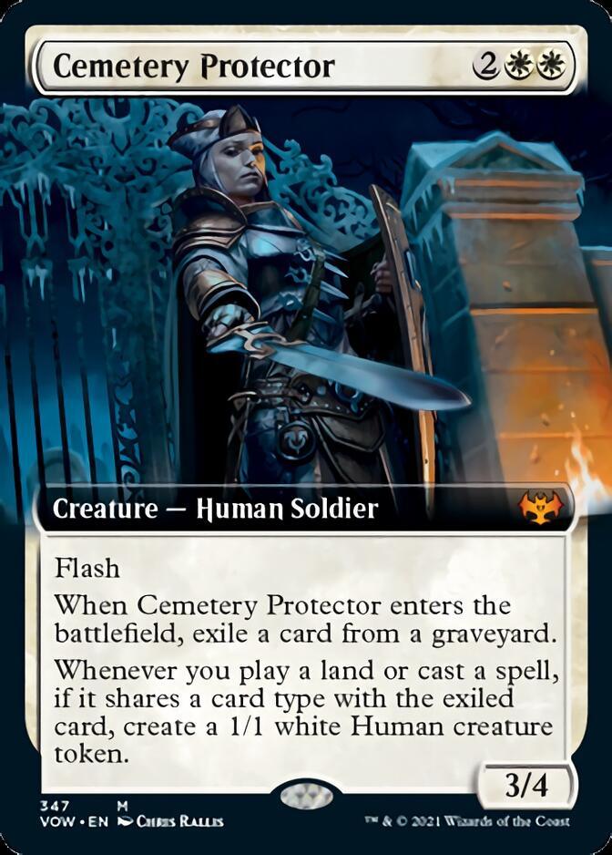 Cemetery Protector (Extended Art) [Innistrad: Crimson Vow] - Rocket TCG