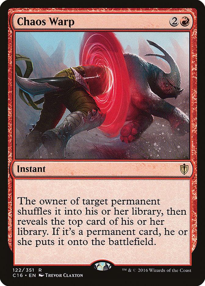 Chaos Warp [Commander 2016] - Rocket TCG