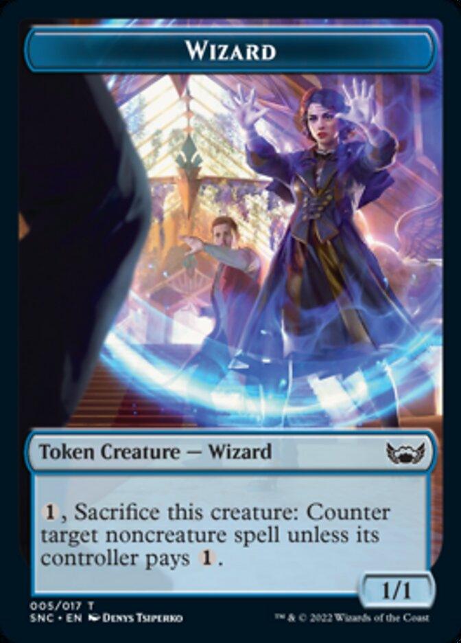 Cat // Wizard Double-sided Token [Streets of New Capenna Tokens] - Rocket TCG