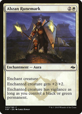 Abzan Runemark [Fate Reforged] - Rocket TCG