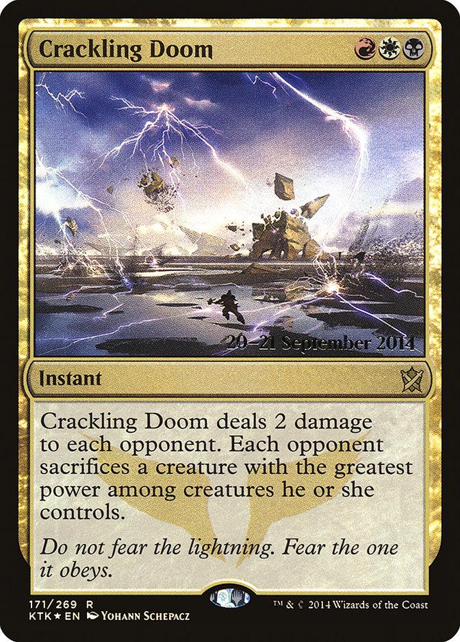 Crackling Doom [Khans of Tarkir Prerelease Promos] - Rocket TCG