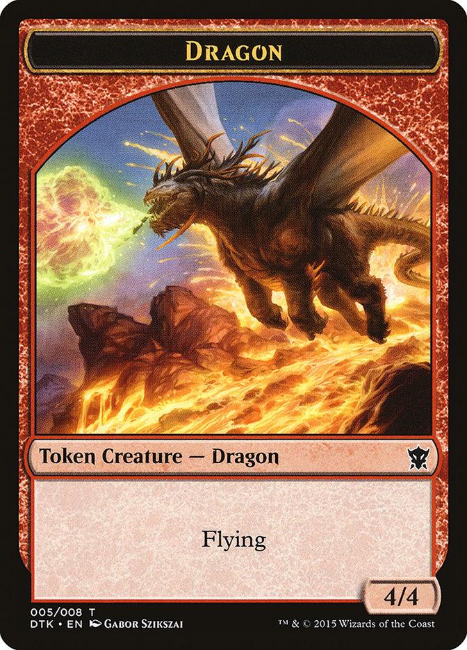 Dragon Token [Dragons of Tarkir Tokens] - Rocket TCG