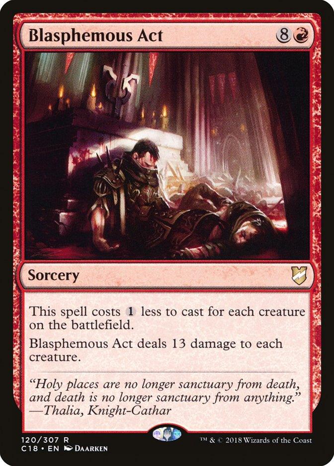 Blasphemous Act [Commander 2018] - Rocket TCG