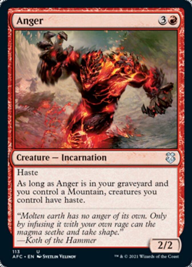 Anger [Dungeons & Dragons: Adventures in the Forgotten Realms Commander] - Rocket TCG
