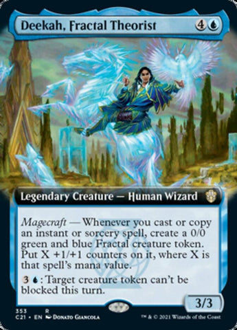 Deekah, Fractal Theorist (Extended Art) [Commander 2021] - Rocket TCG