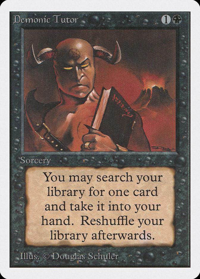 Demonic Tutor [Unlimited Edition] - Rocket TCG