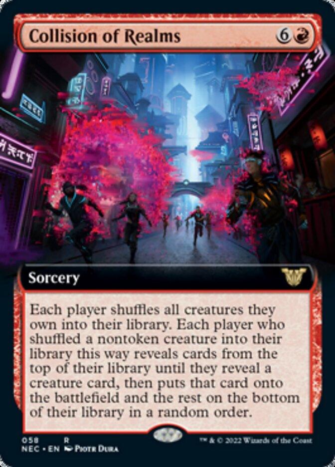 Collision of Realms (Extended Art) [Kamigawa: Neon Dynasty Commander] - Rocket TCG