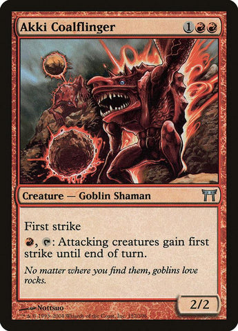 Akki Coalflinger [Champions of Kamigawa] - Rocket TCG