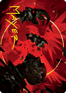 Abrade Art Card (Gold-Stamped Signature) [Innistrad: Crimson Vow Art Series] - Rocket TCG