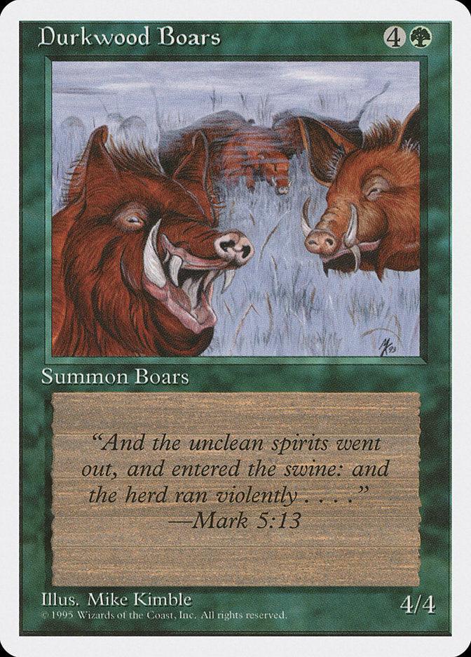 Durkwood Boars [Fourth Edition] - Rocket TCG