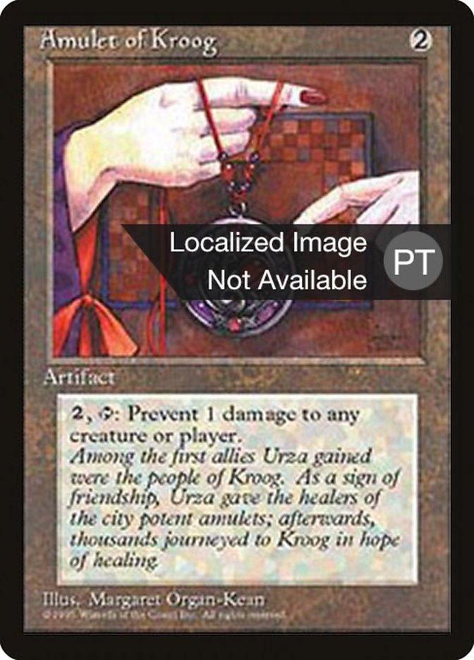 Amulet of Kroog [Fourth Edition (Foreign Black Border)] - Rocket TCG
