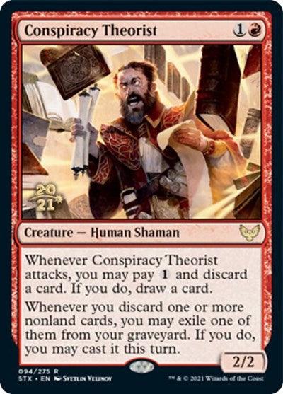 Conspiracy Theorist [Strixhaven: School of Mages Prerelease Promos] - Rocket TCG