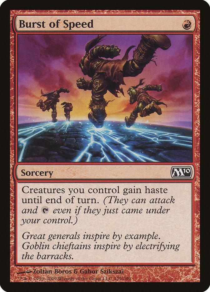 Burst of Speed [Magic 2010] - Rocket TCG