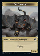 Cat Dragon // Vampire Double-sided Token [Double Masters 2022 Tokens] - Rocket TCG