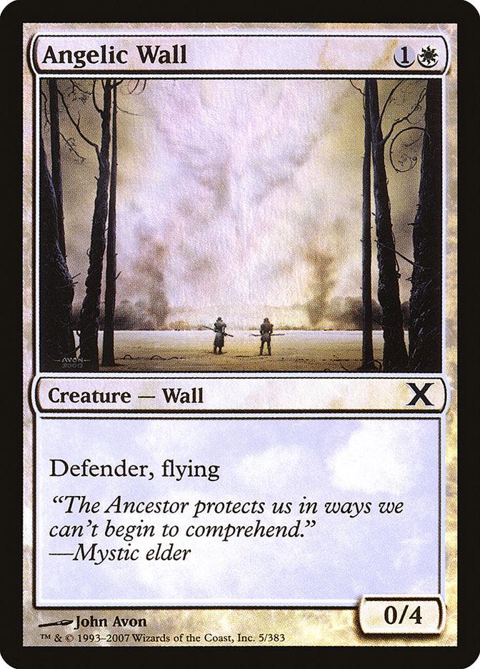 Angelic Wall (Premium Foil) [Tenth Edition] - Rocket TCG