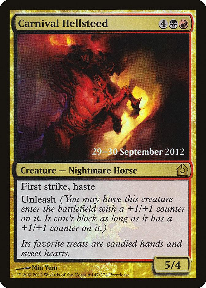 Carnival Hellsteed [Return to Ravnica Prerelease Promos] - Rocket TCG
