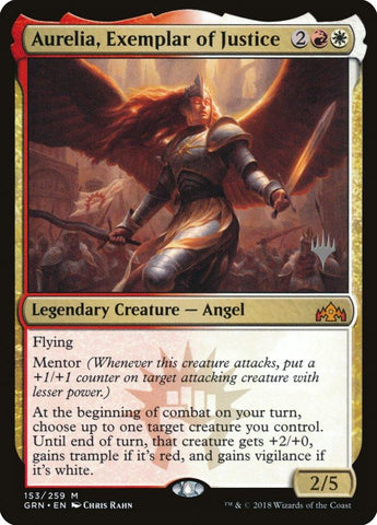 Aurelia, Exemplar of Justice (Promo Pack) [Guilds of Ravnica Promos] - Rocket TCG