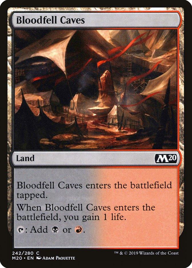Bloodfell Caves [Core Set 2020] - Rocket TCG