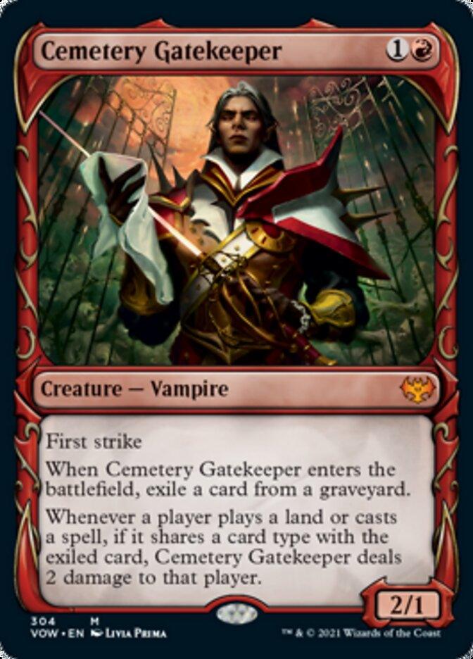 Cemetery Gatekeeper (Showcase Fang Frame) [Innistrad: Crimson Vow] - Rocket TCG