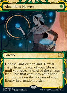 Abundant Harvest (Foil Etched) [Strixhaven: School of Mages Mystical Archive] - Rocket TCG