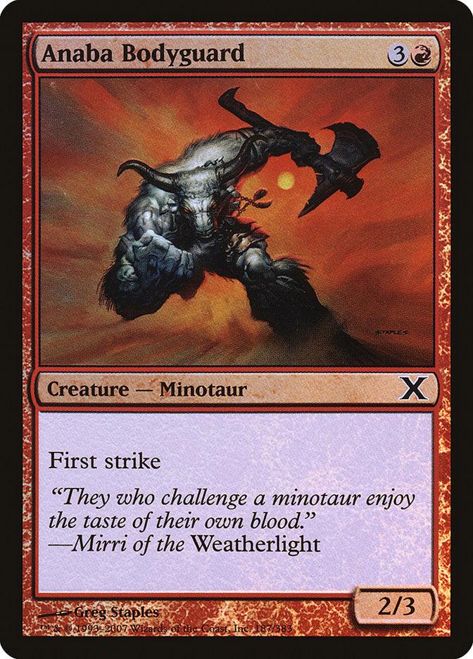 Anaba Bodyguard (Premium Foil) [Tenth Edition] - Rocket TCG