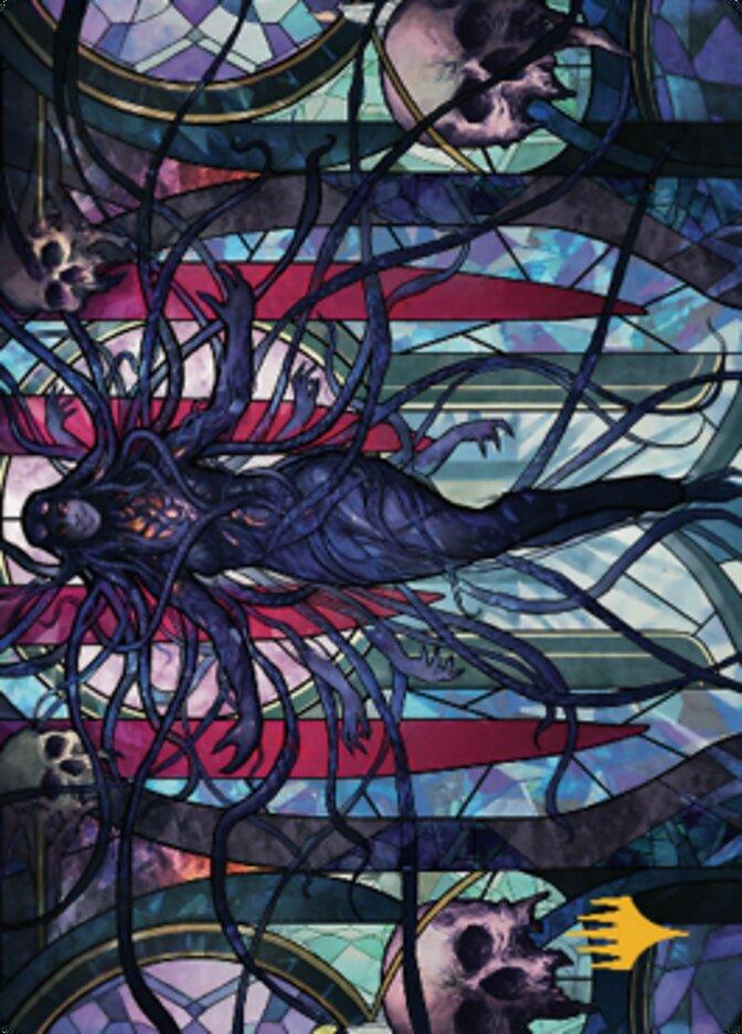 Braids, Arisen Nightmare Art Card 2 (Gold-Stamped Signature) [Dominaria United Art Series] - Rocket TCG