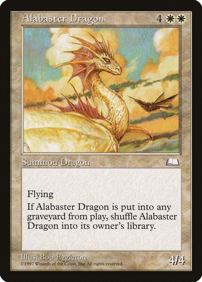 Alabaster Dragon [Weatherlight] - Rocket TCG