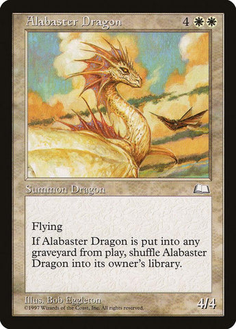 Alabaster Dragon [Weatherlight] - Rocket TCG