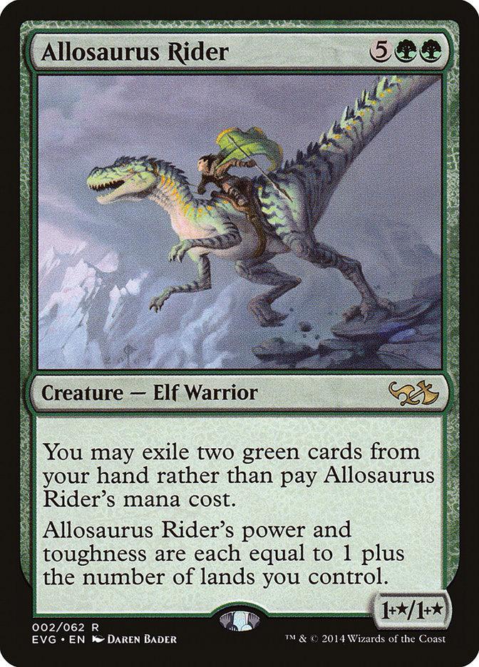 Allosaurus Rider (Elves vs. Goblins) [Duel Decks Anthology] - Rocket TCG