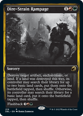 Dire-Strain Rampage [Innistrad: Double Feature] - Rocket TCG
