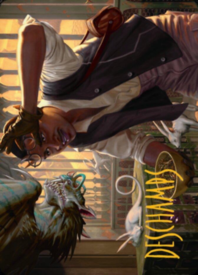 Bennie Bracks, Zoologist Art Card (Gold-Stamped Signature) [Streets of New Capenna Art Series] - Rocket TCG