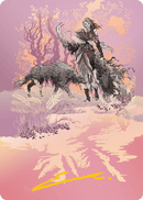 Arlinn, the Pack's Hope 2 Art Card (Gold-Stamped Signature) [Innistrad: Midnight Hunt Art Series] - Rocket TCG