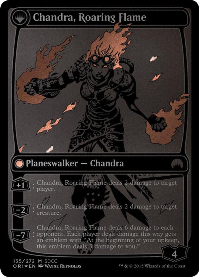 Chandra, Fire of Kaladesh // Chandra, Roaring Flame [San Diego Comic-Con 2015] - Rocket TCG