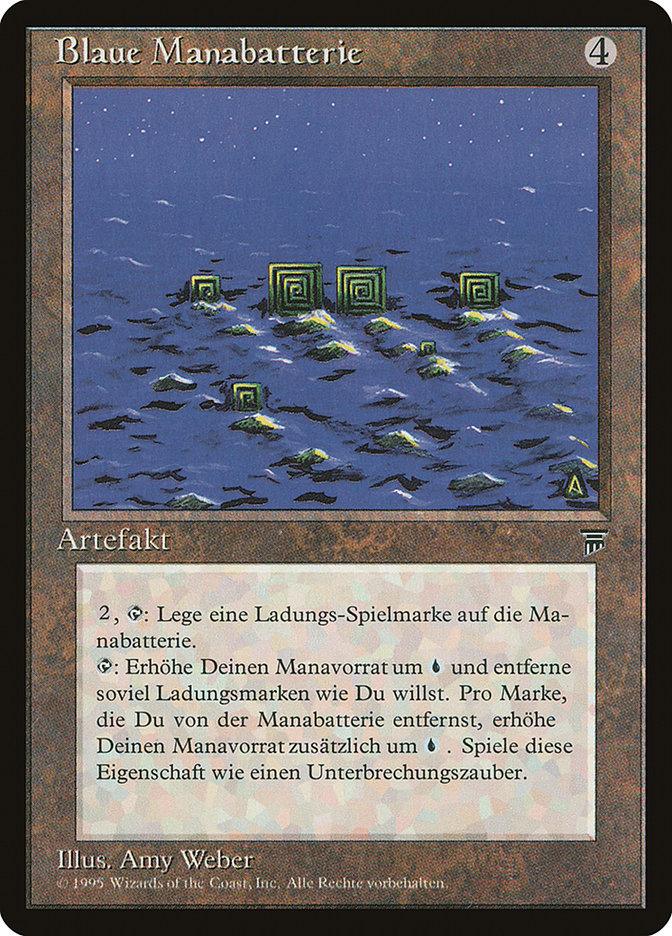 Blue Mana Battery (German) - "Blaue Manabatterie" [Renaissance] - Rocket TCG