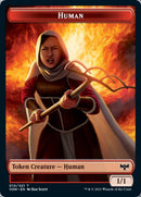 Copy // Human (010) Double-sided Token [Innistrad: Crimson Vow Tokens] - Rocket TCG
