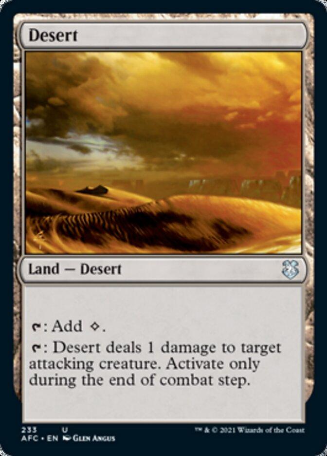 Desert [Dungeons & Dragons: Adventures in the Forgotten Realms Commander] - Rocket TCG
