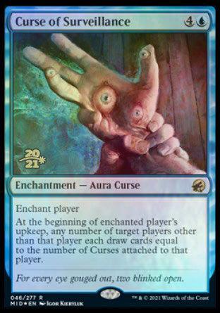Curse of Surveillance [Innistrad: Midnight Hunt Prerelease Promos] - Rocket TCG