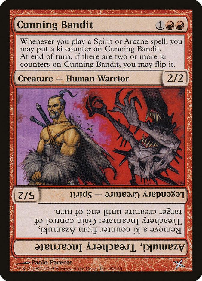 Cunning Bandit // Azamuki, Treachery Incarnate [Betrayers of Kamigawa] - Rocket TCG