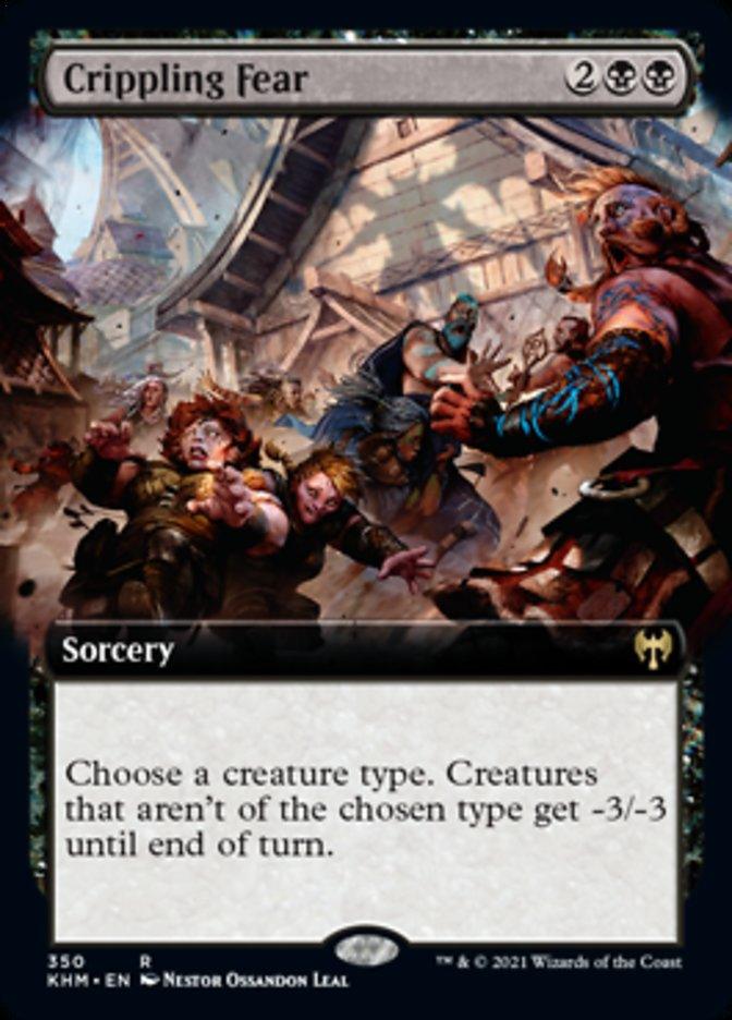 Crippling Fear (Extended Art) [Kaldheim] - Rocket TCG